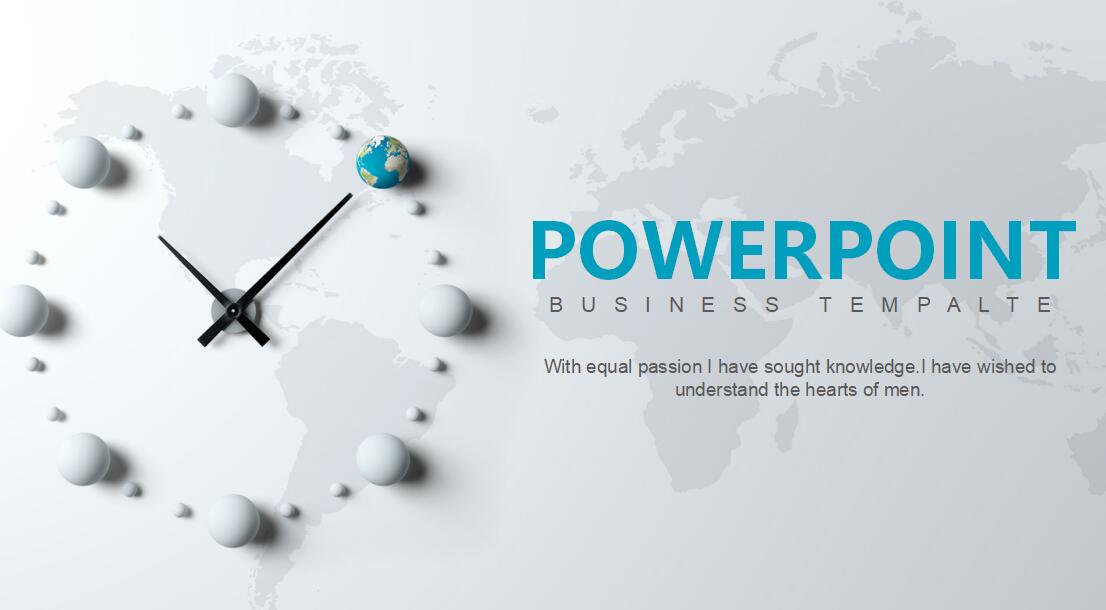 创意简约商务汇报ppt模板