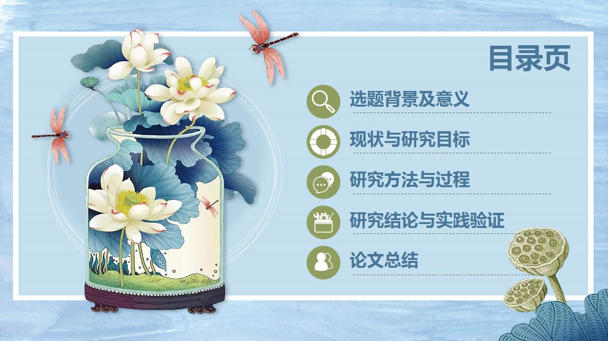 本科开题报告ppt模板