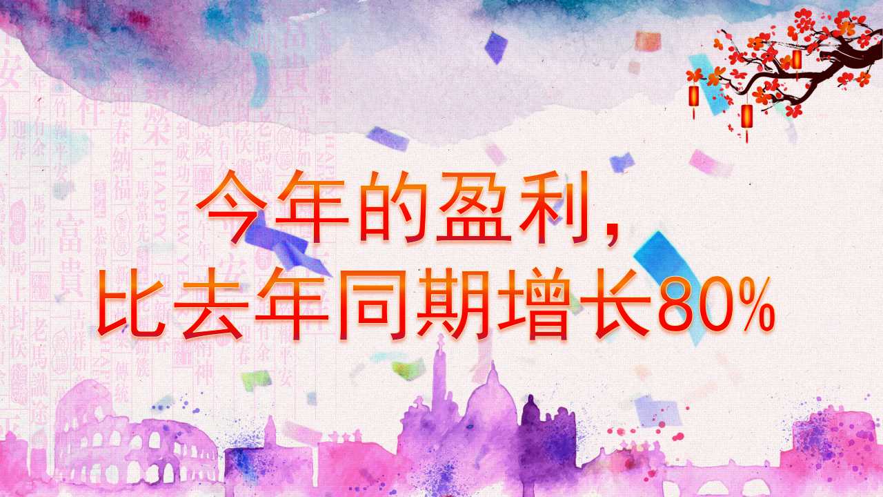 开门红动态ppt模板