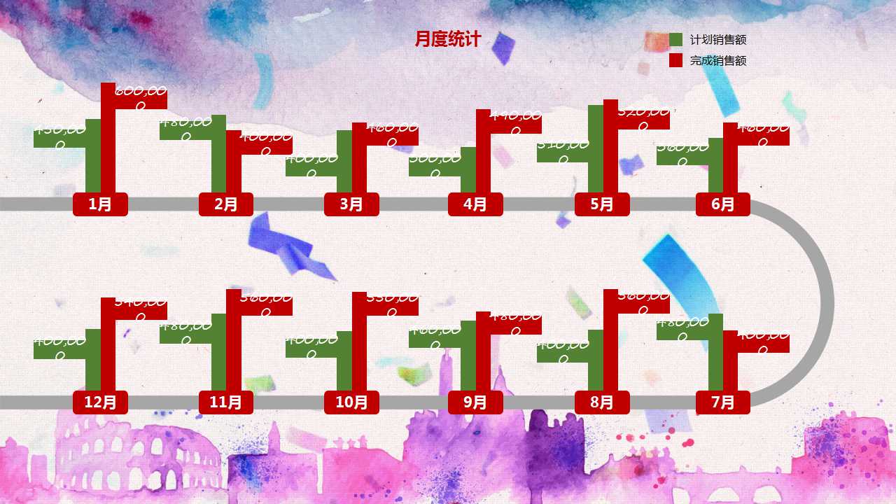 开门红动态ppt模板