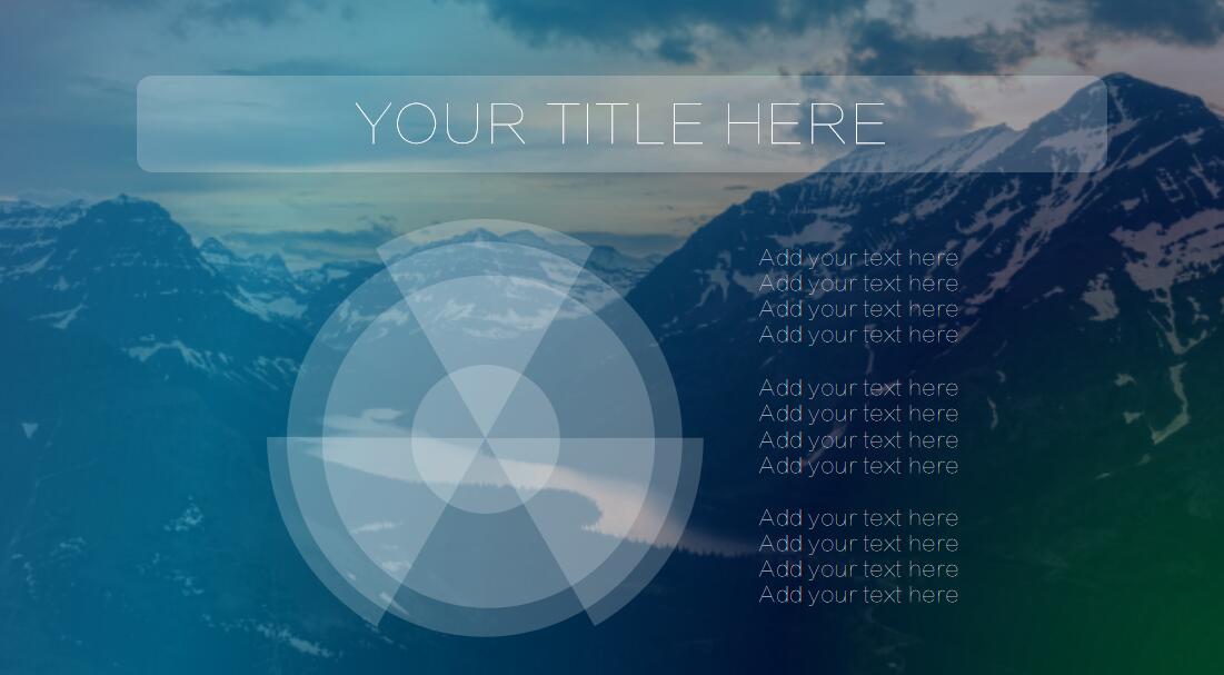 ios大气商务汇报PPT模板