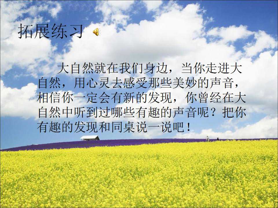 大自然的声音ppt课件