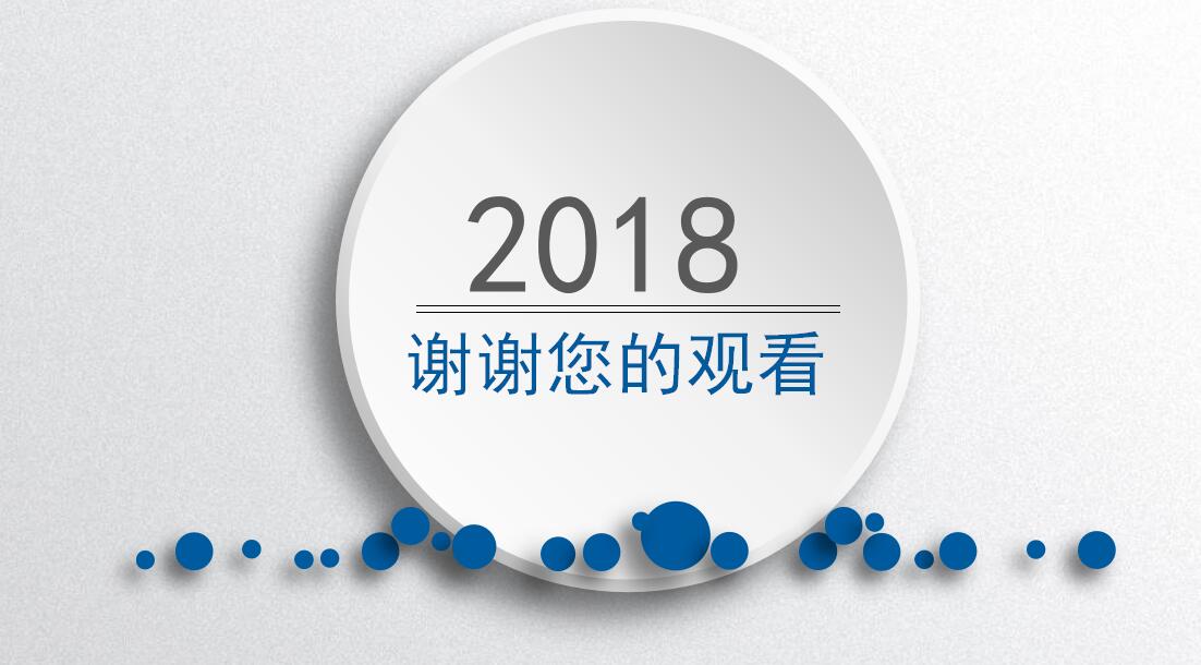 微立体年终工作总结汇报PPT模板