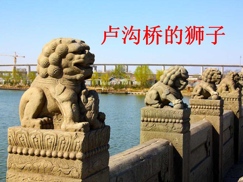 卢沟桥的狮子ppt课件