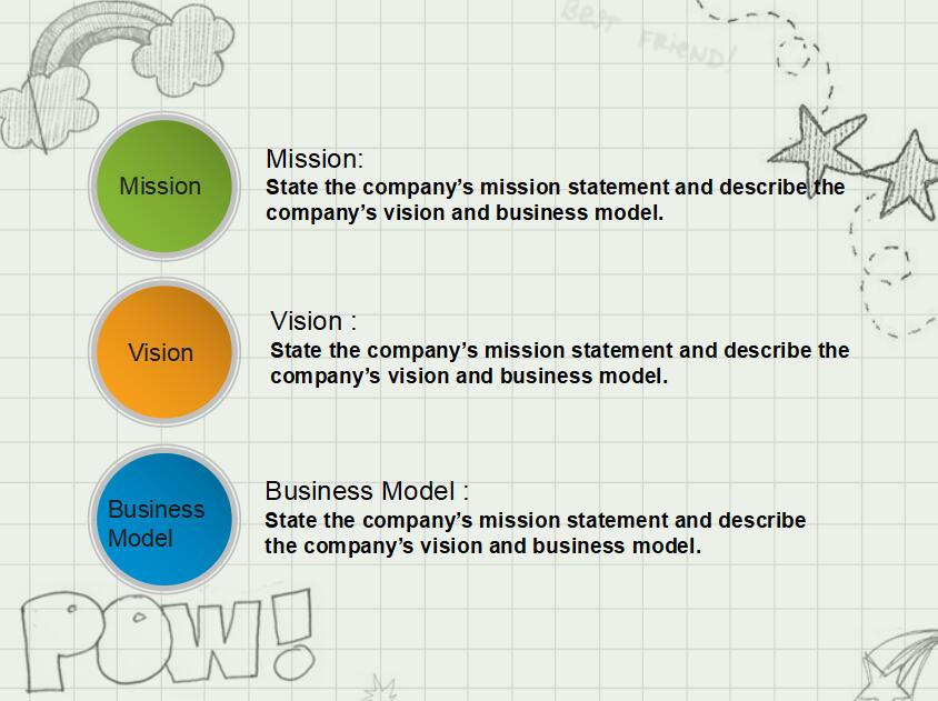 灰色卡通手绘工作总结ppt模板