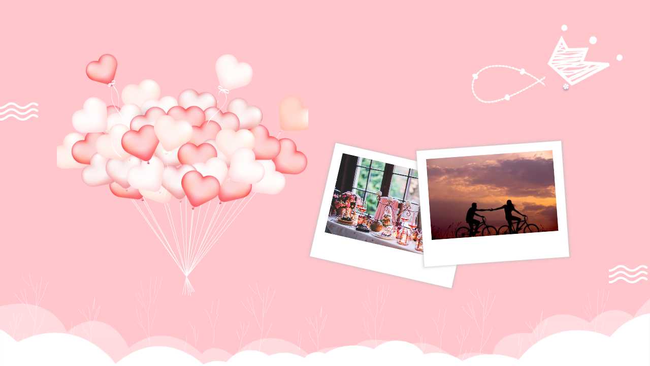 粉色情人节ppt模板