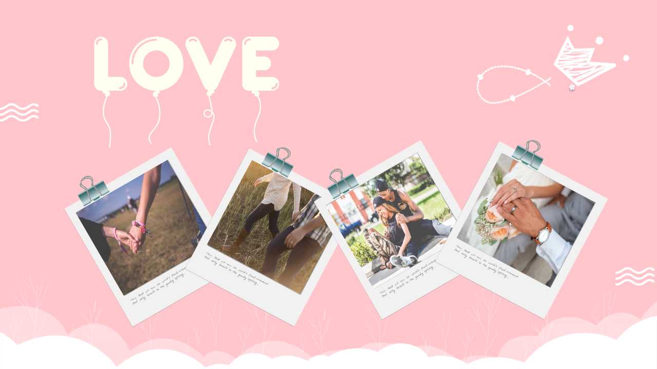 粉色情人节ppt模板