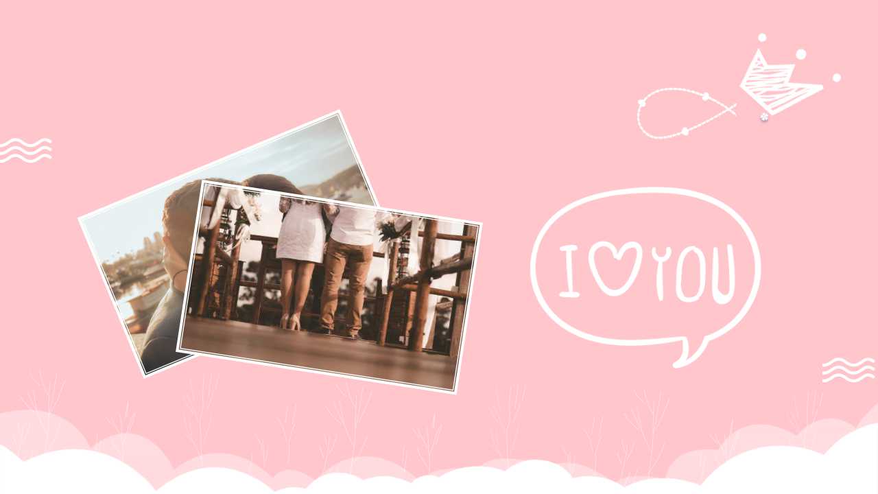 粉色情人节ppt模板