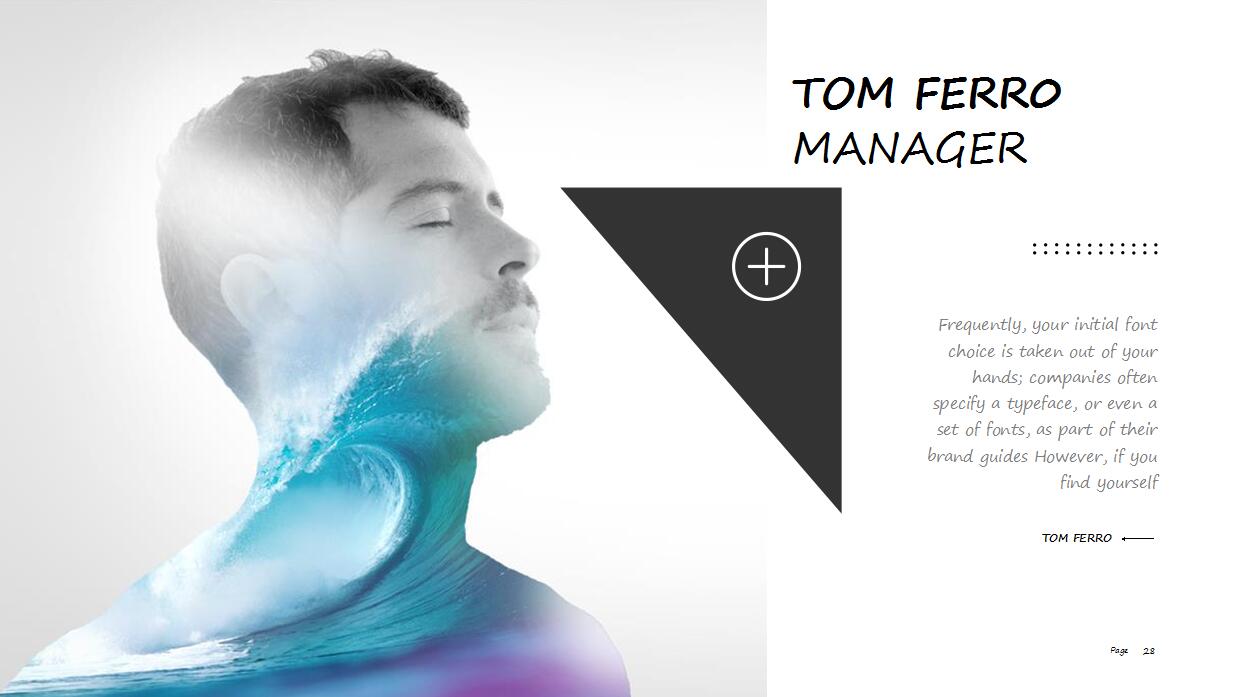 白色简约欧美风工作计划ppt模板