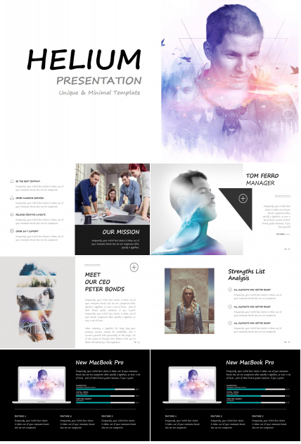 白色简约欧美风工作计划ppt模板