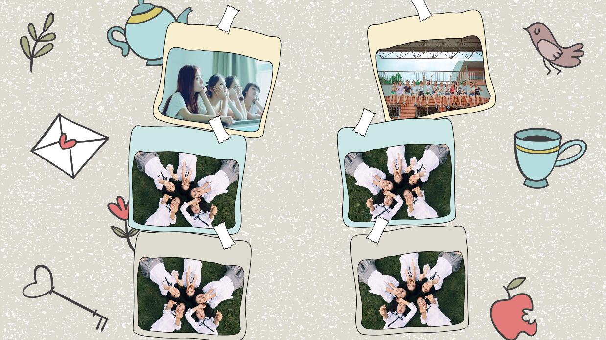 同学聚会电子相册ppt模板