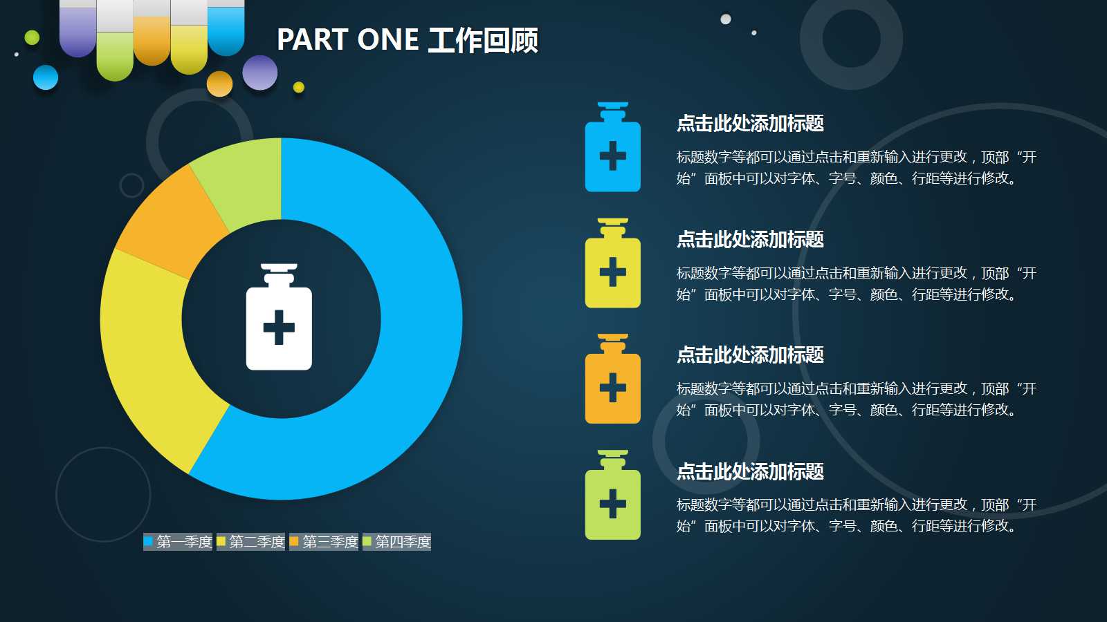 医药年终总结ppt模板