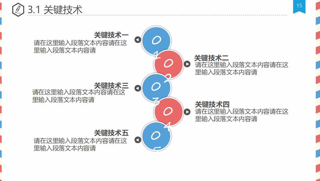 信函式创意风格论文答辩PPT模板