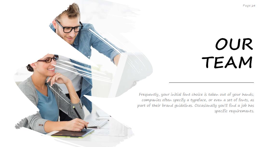 欧美商务风公司简介PPT模板