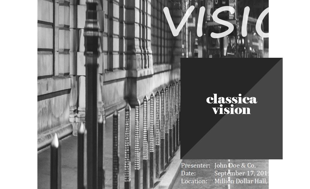 灰白欧美商务通用ppt模板