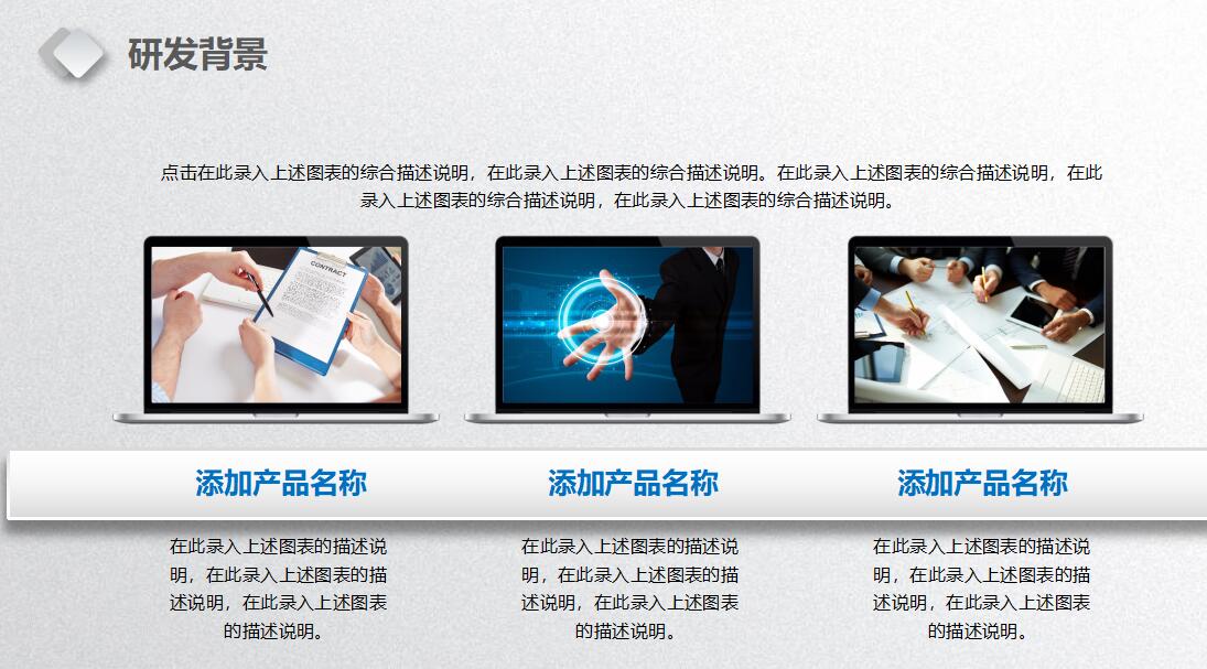 食品企业简介ppt模板