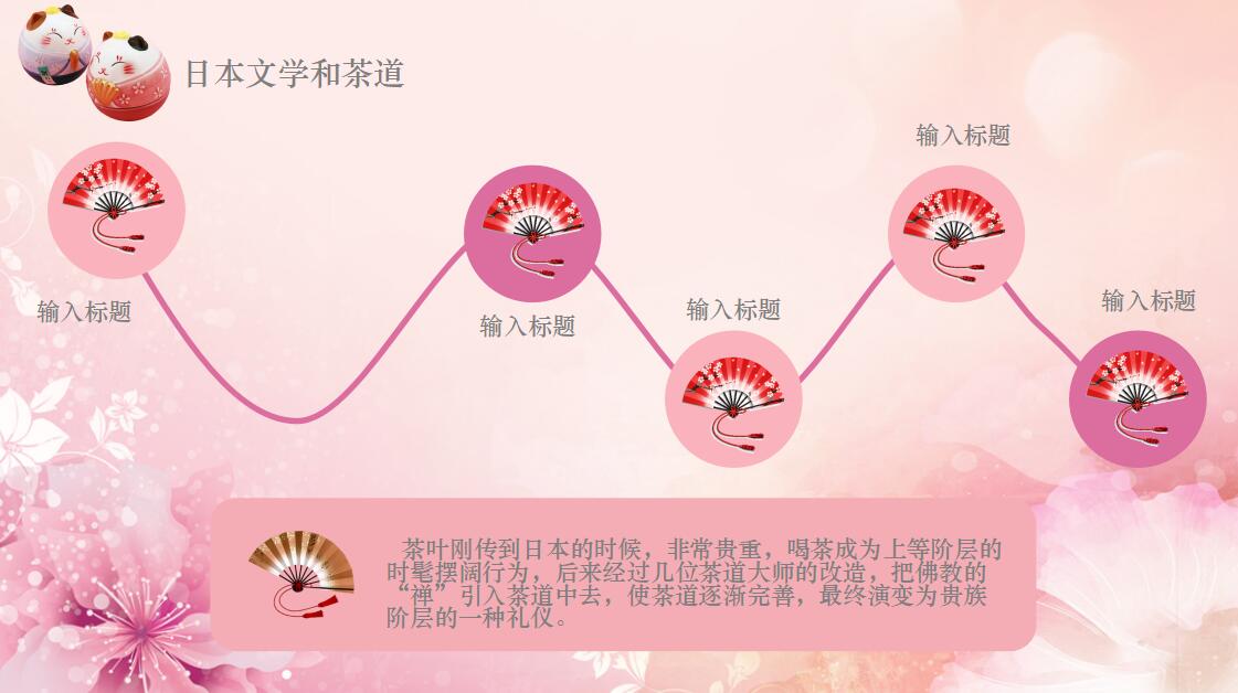 创意清新日本文化ppt模板