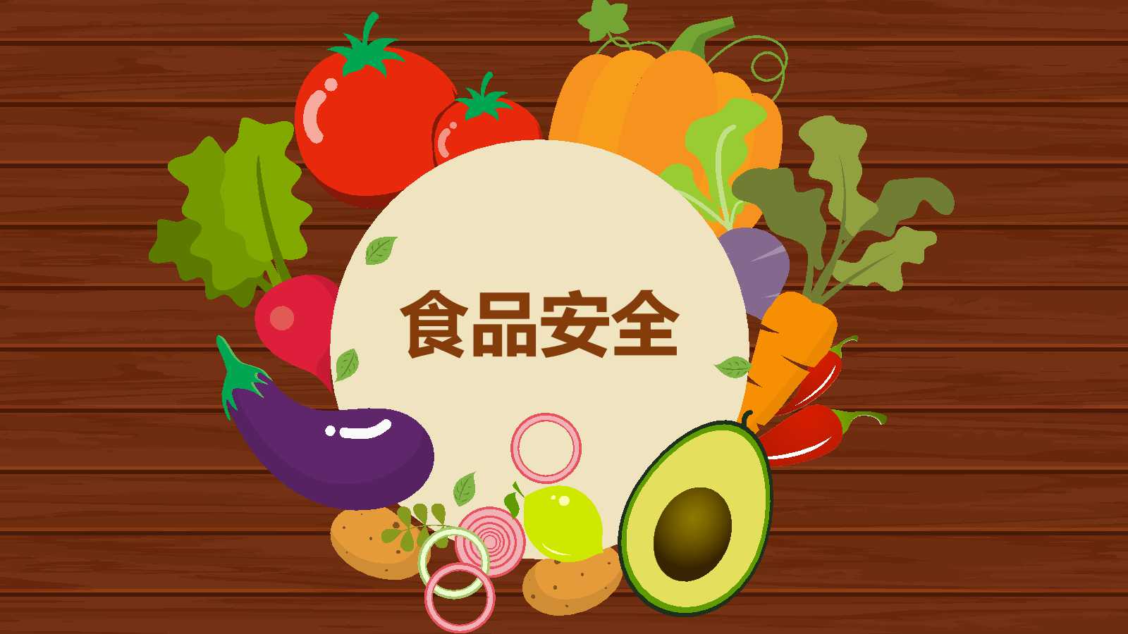 幼儿园食品安全ppt模板