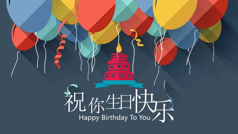 生日主题ppt模板