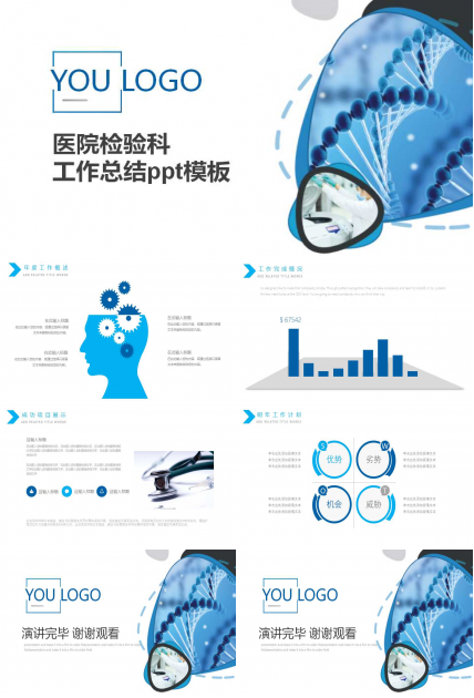 医院检验科工作总结ppt模板