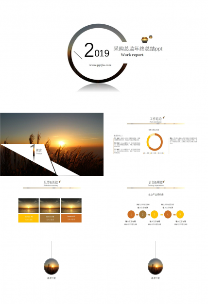 采购总监年终总结ppt