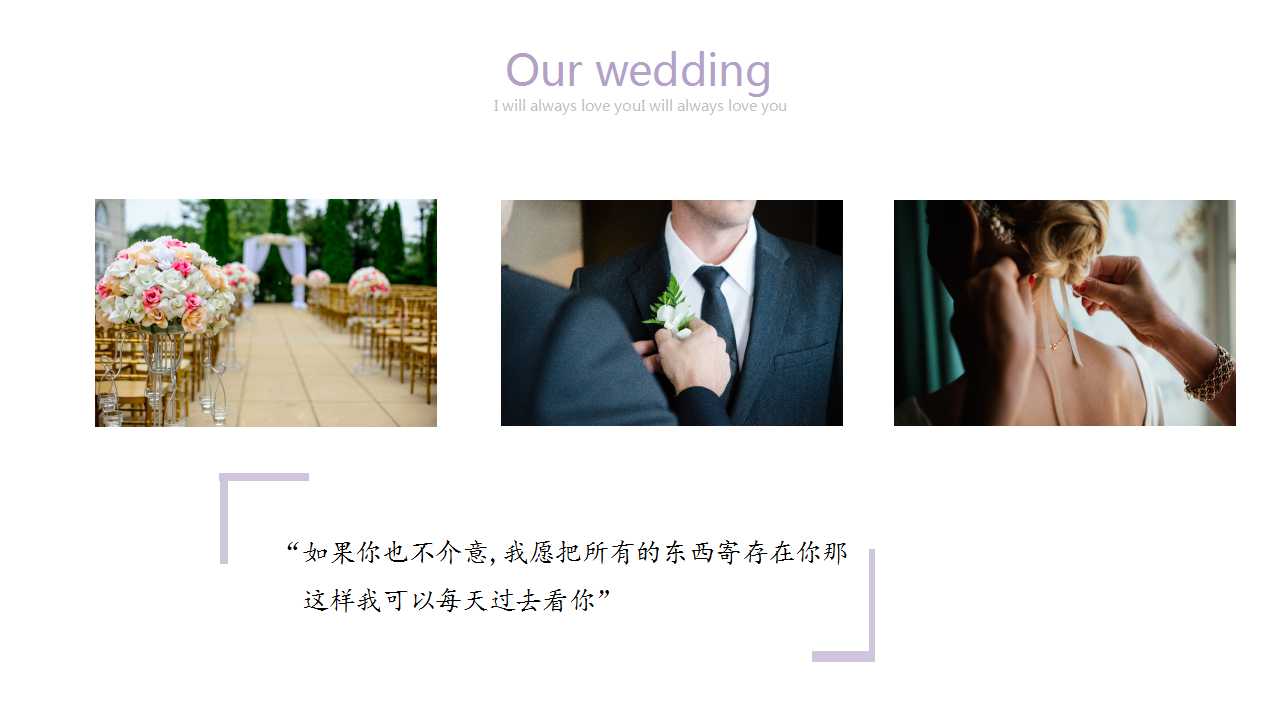 鲜花主题婚礼策划案ppt