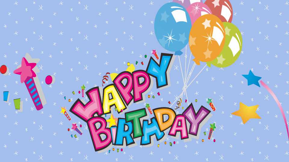 国外生日快乐PPT模板