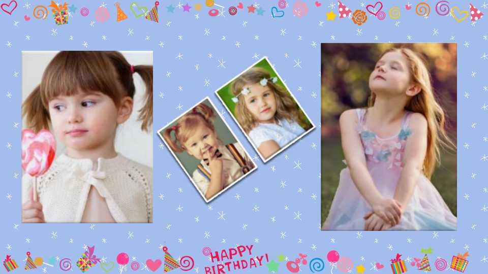 国外生日快乐PPT模板