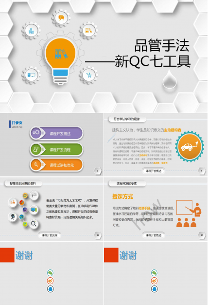 品管手法之新QC七工具PPT课件