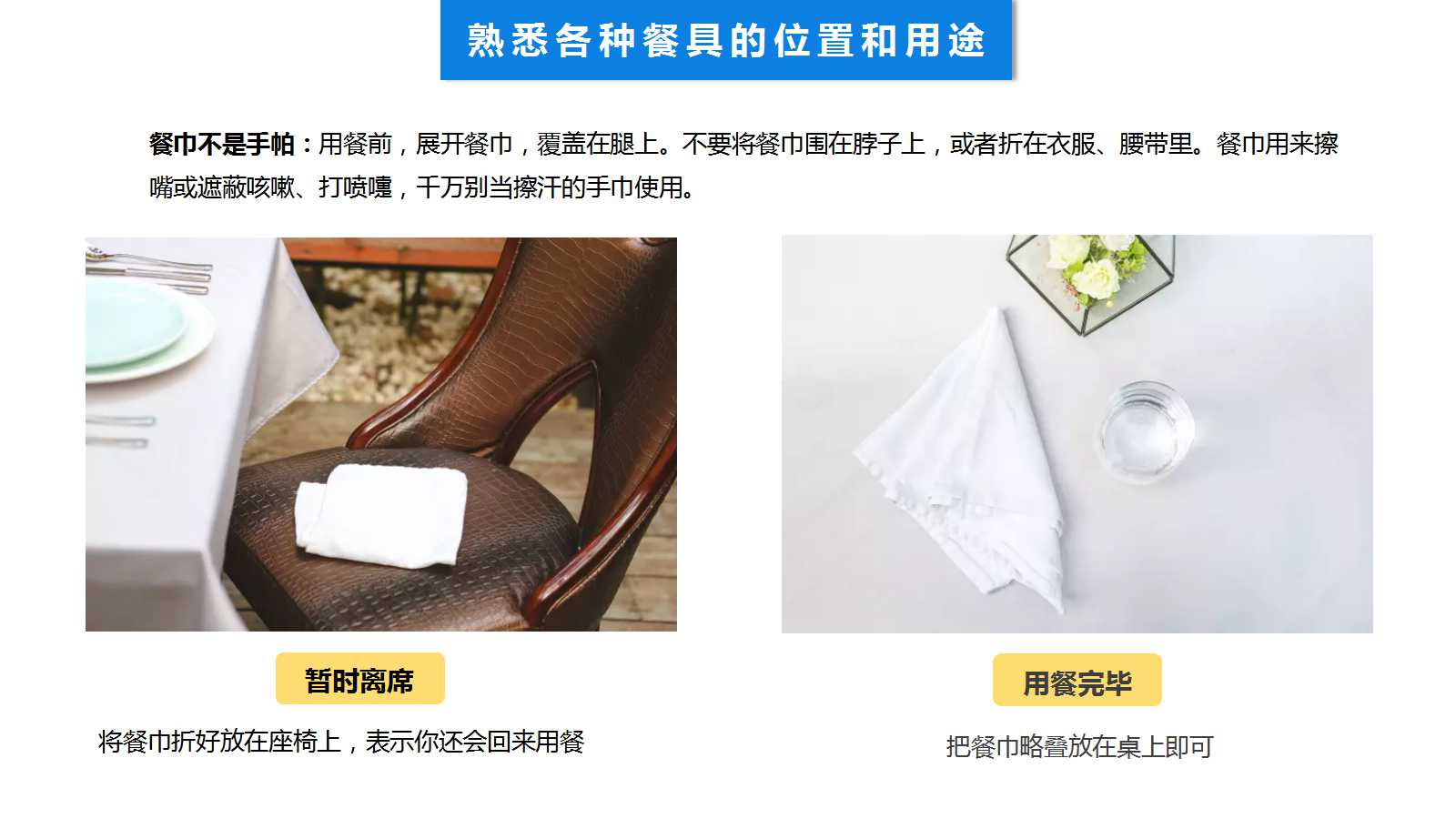 西餐礼仪培训PPT模板下载