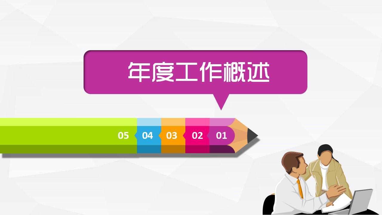 前台试用期转正ppt