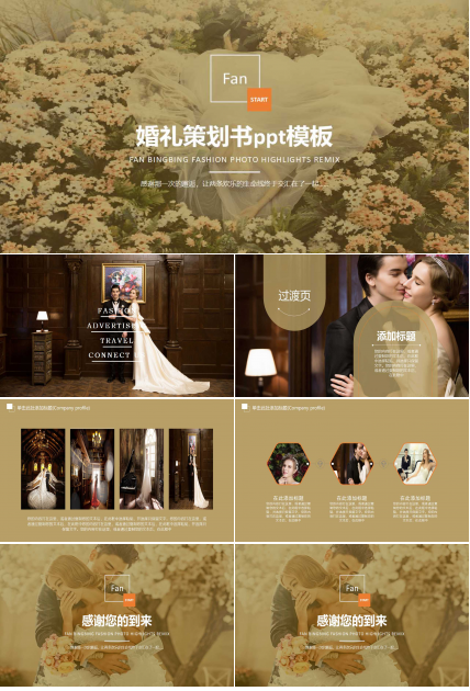 婚礼策划书ppt模板