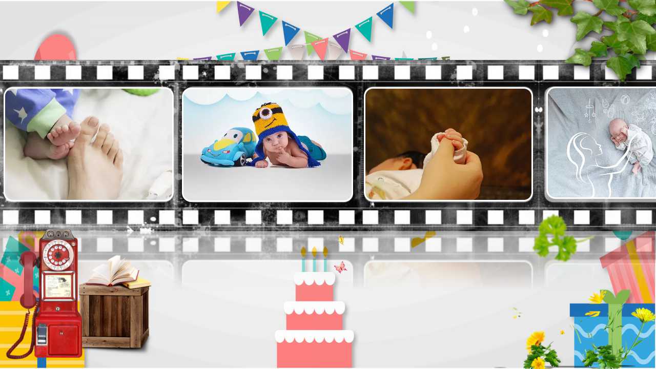 宝宝生日ppt模板