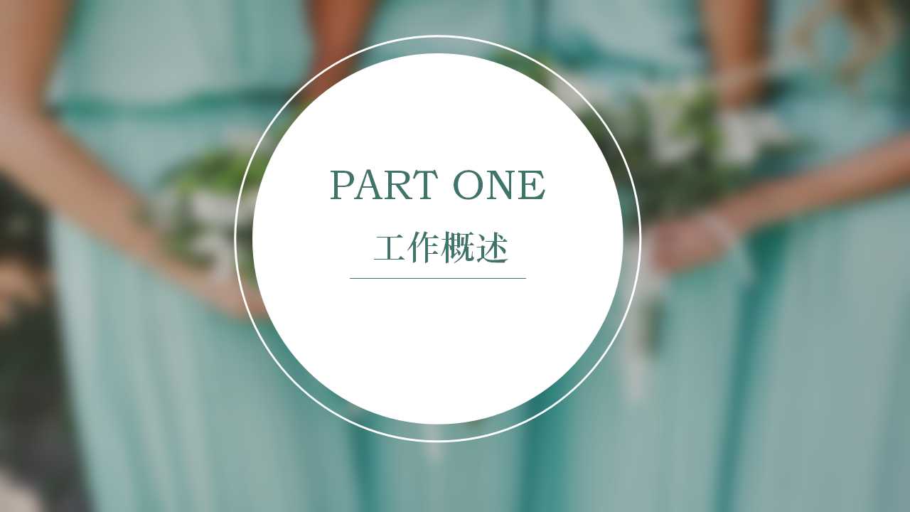 主题婚礼策划ppt模板