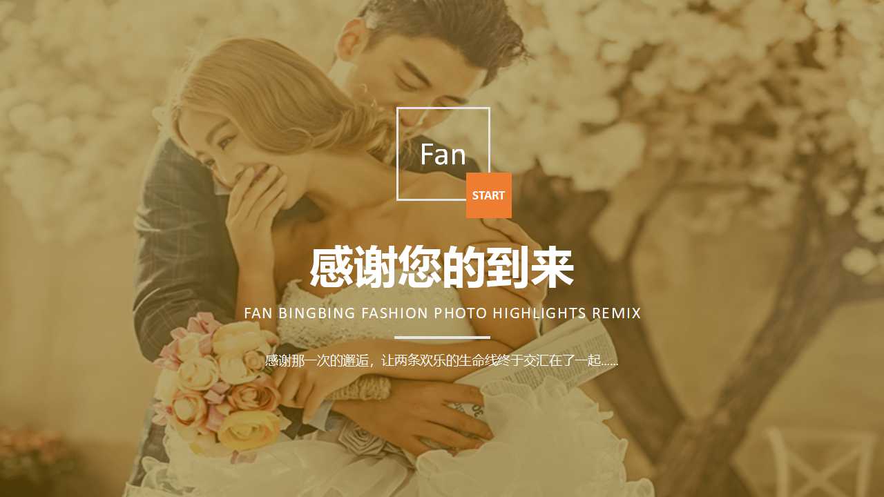 婚礼策划书ppt模板