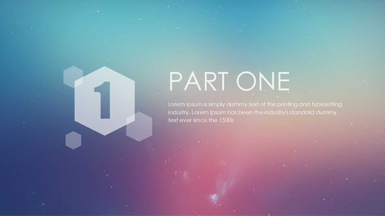 微妙阴影-抽象-国外PPT模板