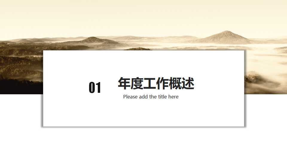 国外精选PPT模板：褐色图案