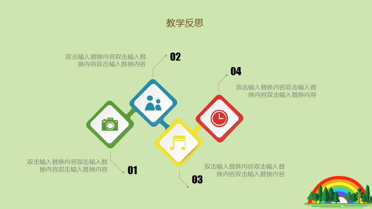 小学教师说课ppt模板