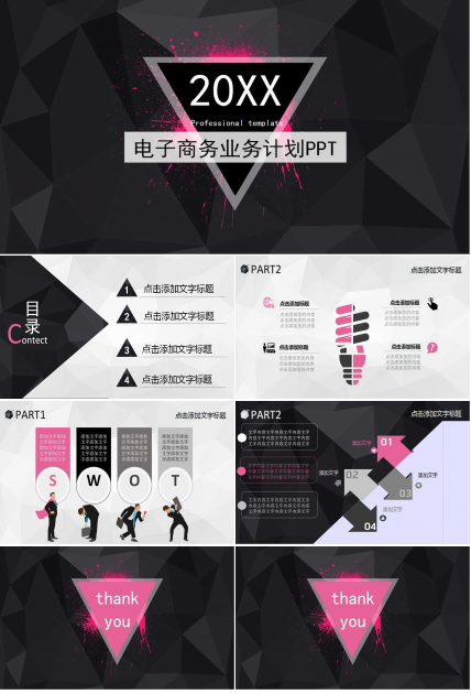 电子商务业务计划PPT课件