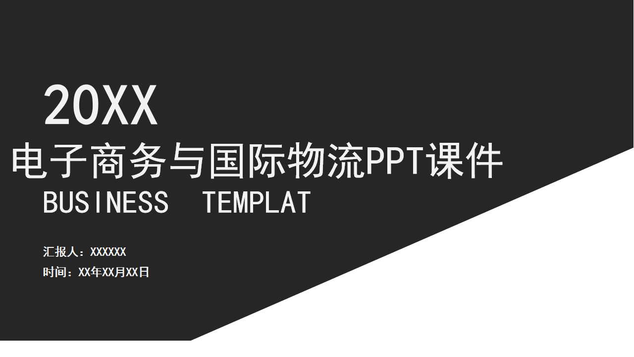 电子商务与国际物流PPT课件