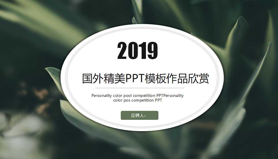 国外精美PPT模板作品欣赏