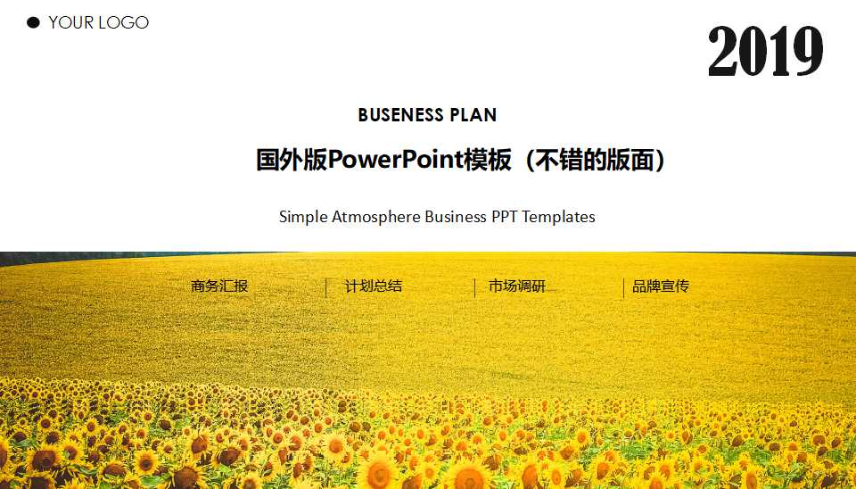 国外版PowerPoint模板（不错的版面）