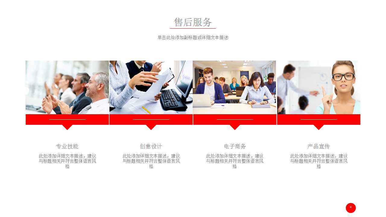 商务之公司汇报PPT模板图片