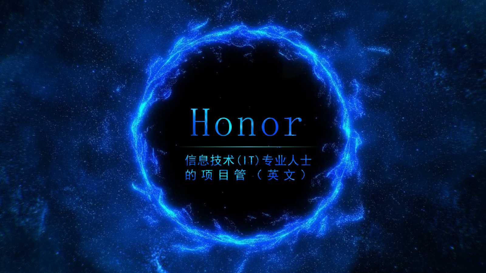 信息技术(IT)专业人士的项目管（英文）PPT课件