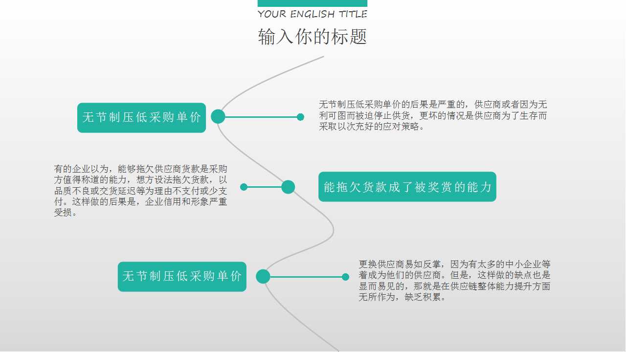 公司会议标题-商务管理PPT模板
