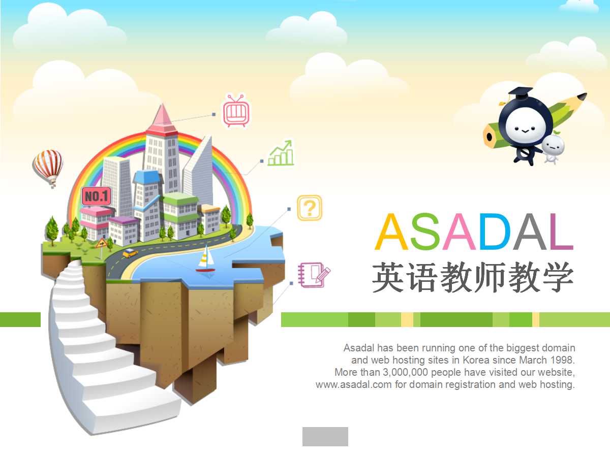 英语教师教学ppt模板