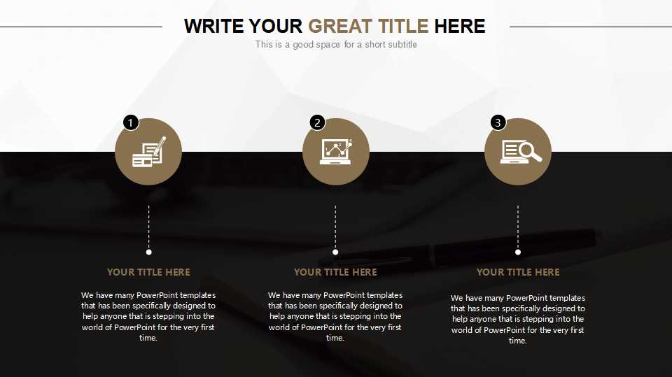 黑黄色大气经典欧美商务风ppt模板