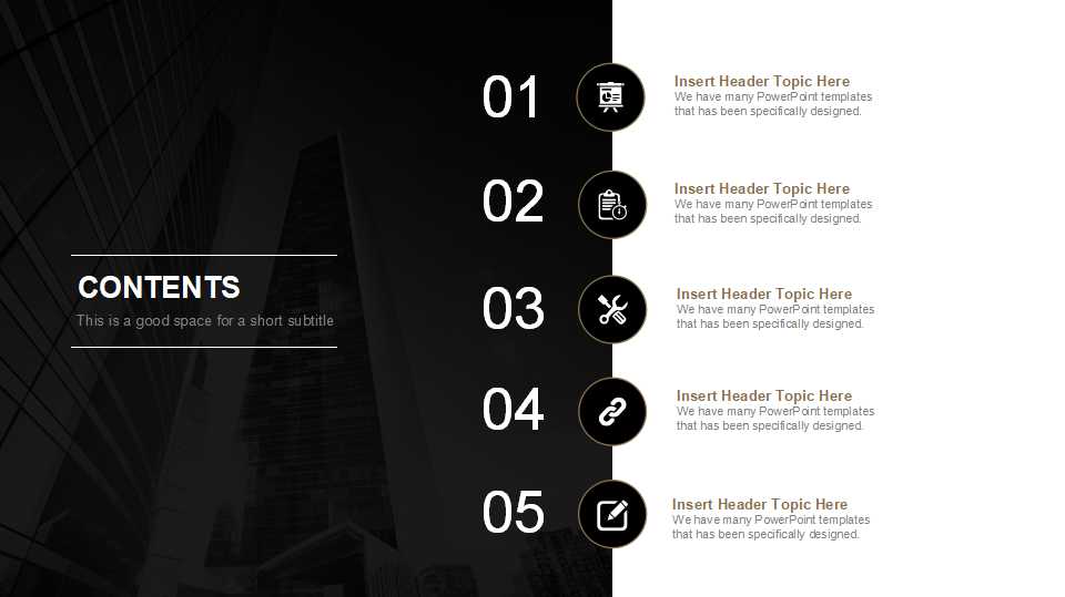 黑黄色大气经典欧美商务风ppt模板