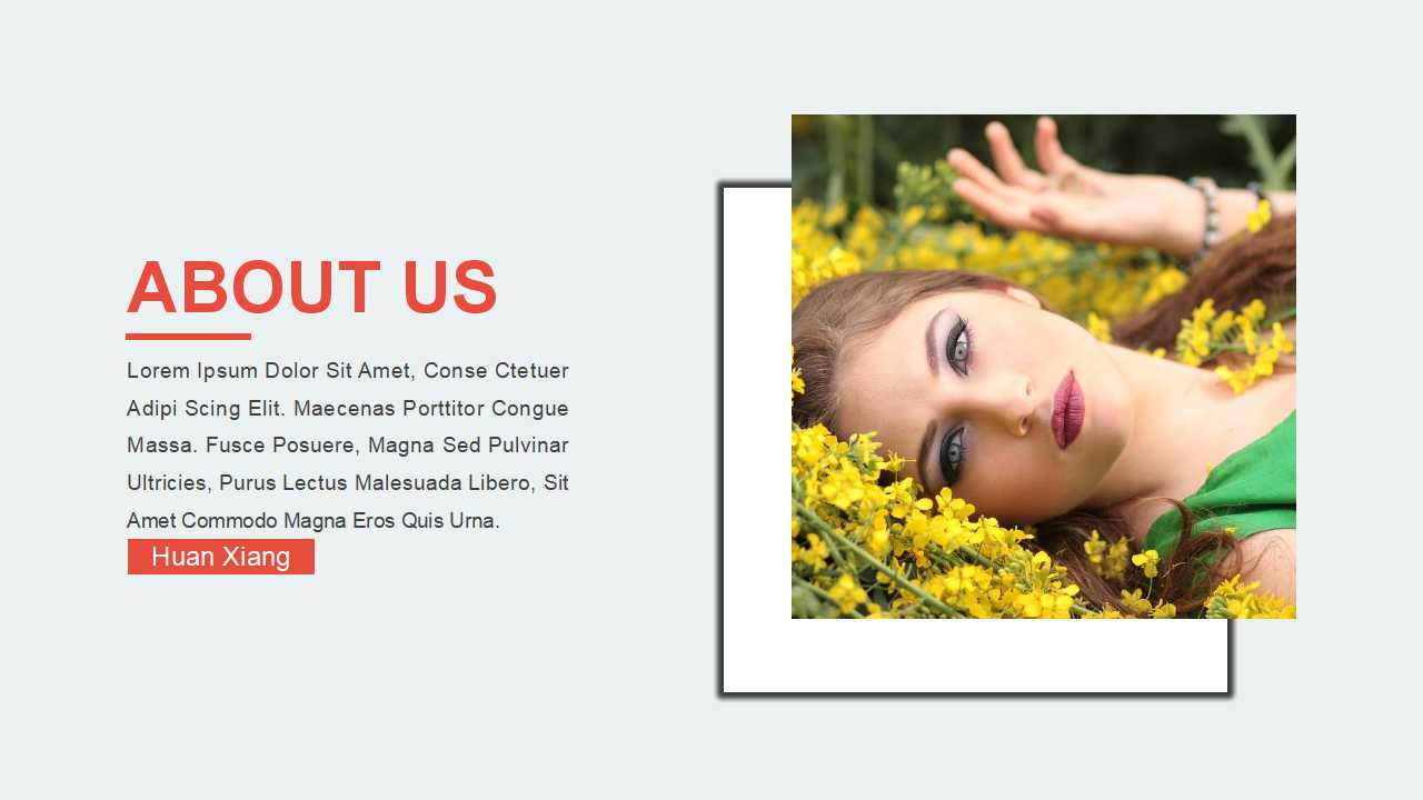 简约大气红色欧美风保护儿童公益ppt模板