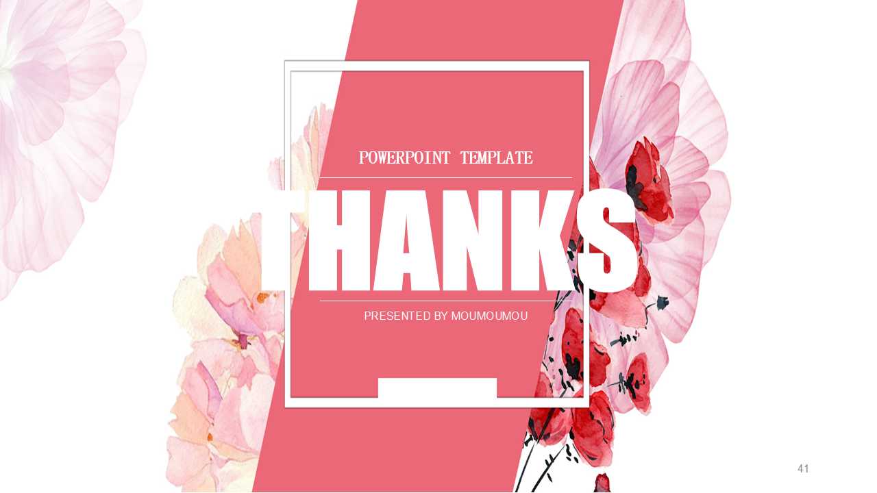 都市女之花－商务PPT模板